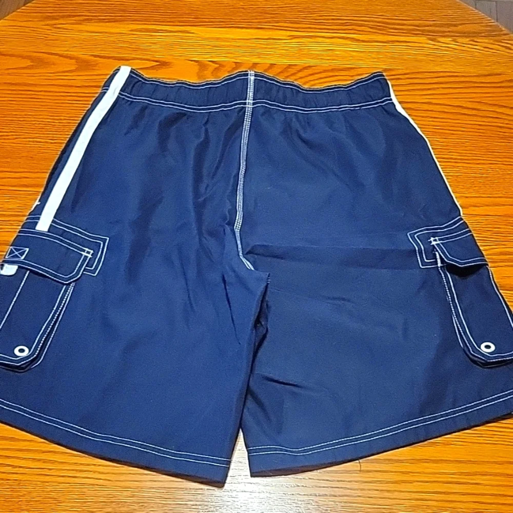 Ocean Pacific Dark Navy Athletic Shorts - Picture 3 of 4